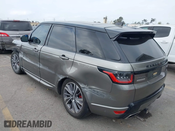 2018 Land Rover Range Rover Sport HSE Dynamic with VIN SALWV2SV5JA409700, listed as a IAAI auction lot 41232231 with 53,481 mi miles. Bid and sale history available at carsss.com. Image 3.