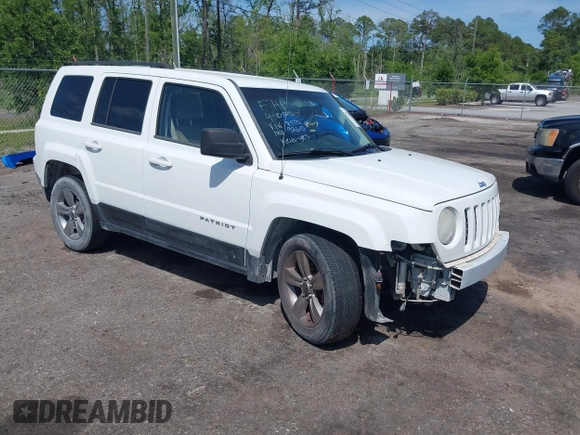 2014 Jeep Patriot Sport with VIN 1C4NJPBB3ED618570, listed as a IAAI auction lot 42126639 with 157,005 mi miles and . Bid and sale history available at DreamBid. Image 1.