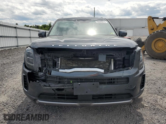 2022 Kia Telluride EX with VIN 5XYP3DHC9NG313013, listed as a Copart auction lot 55946615 with 58,276 mi miles and Salvage title. Bid and sale history available at DreamBid. Image 5.