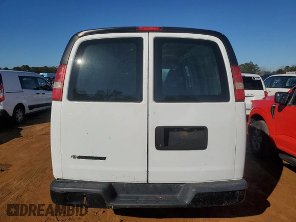 2017 Chevrolet Express Cargo Van with VIN 1GCWGBFG9H1137417, listed as a Copart auction lot 45241225 with 148,134 mi miles and Clean Title. Bid and sale history available at carsss.com. Image 6.