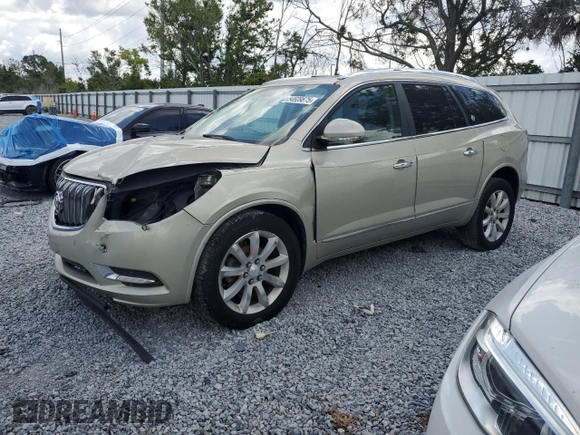 2015 Buick Enclave Premium with VIN 5GAKVCKD5FJ162240, listed as a Copart auction lot 54609675 with 102,280 mi miles and Salvage Title. Bid and sale history available at DreamBid. Image 1.
