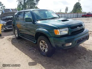 2001 Toyota 4Runner SR5 with VIN JT3GN86R310186434, listed as a IAAI auction lot 41955632 with 206,121 mi miles. Bid and sale history available at carsss.com. Image 1.
