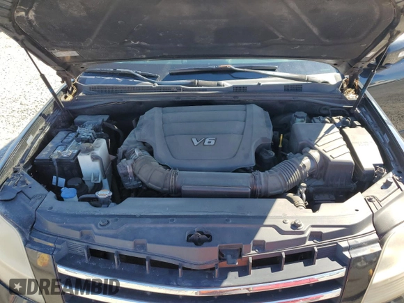 2009 Kia Borrego LX with VIN KNDJH741295020453, listed as a Copart auction lot 43809965 with 188,077 mi miles and Salvage Title. Bid and sale history available at DreamBid. Image 12.