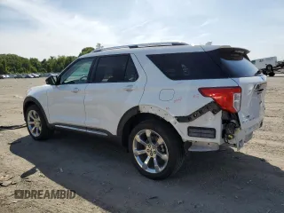 2020 Ford Explorer Platinum z VIN 1FM5K8HC3LGA46121, wystawiony jako Copart lot #60249425 z przebiegiem 46 439 mil mil oraz Szkoda całkowita • Salvage title. Historia ofert i sprzedaży dostępna na DreamBid. Obrazek 2.