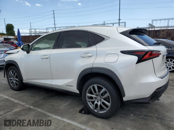 2015 Lexus NX 300h z VIN JTJBJRBZ8F2027317, wystawiony jako Copart lot #55630255 z przebiegiem 124 895 mil mil oraz Szkoda całkowita • Salvage title. Historia ofert i sprzedaży dostępna na DreamBid. Obrazek 2.