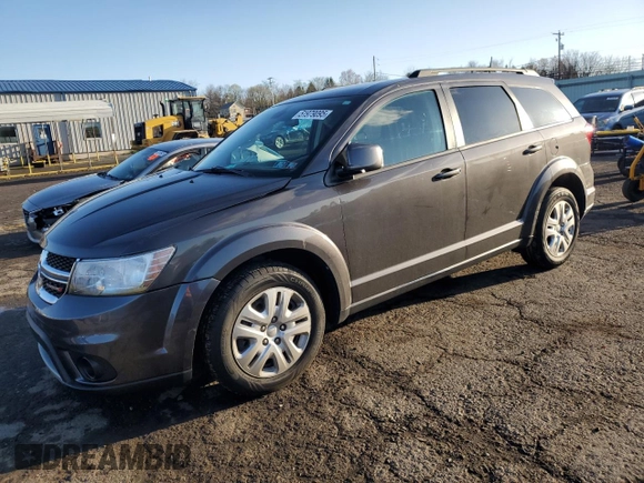 2019 Dodge Journey SE with VIN 3C4PDCBB4KT845488, listed as a Copart auction lot 51979095 with 40,336 mi miles and Salvage Title. Bid and sale history available at DreamBid. Image 1.
