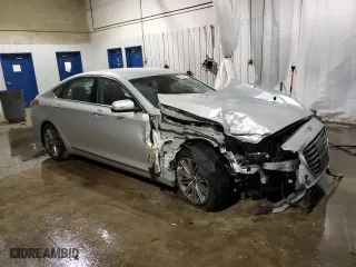 2019 Genesis G80 3.8L with VIN KMTFN4JE8KU309774, listed as a Copart auction lot 87968845 with 32,621 mi miles and Salvage Title. Bid and sale history available at carsss.com. Image 4.