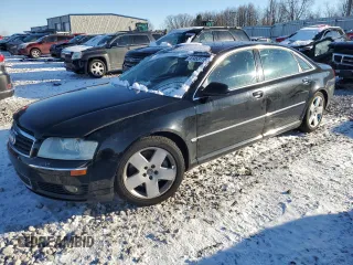2004 Audi A8 L with VIN WAUML44E34N019816, listed as a Copart auction lot 41453115 with 221,869 mi miles and Clean Title. Bid and sale history available at carsss.com. Image 1.