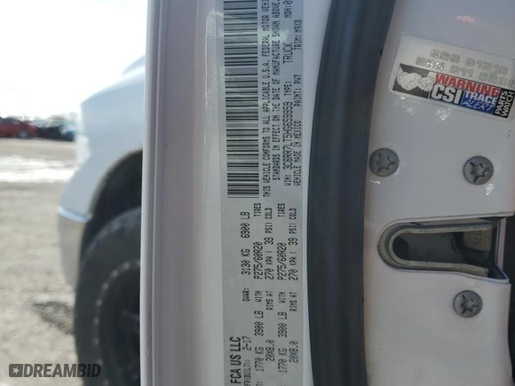 2017 Ram 1500 Big Horn with VIN 3C6RR7LT5HG659959, listed as a Copart auction lot 48426185 with 67,506 mi miles and Salvage Title. Bid and sale history available at carsss.com. Image 14.