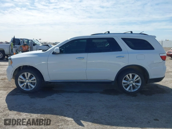 2013 Dodge Durango Crew with VIN 1C4SDJDT6DC510333, listed as a IAAI auction lot 41776099 with 180,431 mi miles and . Bid and sale history available at DreamBid. Image 14.