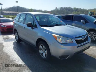 2014 Subaru Forester 2.5i with VIN JF2SJAACXEH425952, listed as a IAAI auction lot 41961385 with 96,363 mi miles. Bid and sale history available at carsss.com. Image 1.