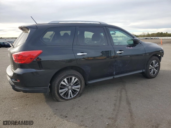 2017 Nissan Pathfinder S with VIN 5N1DR2MM5HC693895, listed as a Copart auction lot 80566944 with 101432 miles and Non Repairable. Bid and sale history available at carsss.com. Image 3.