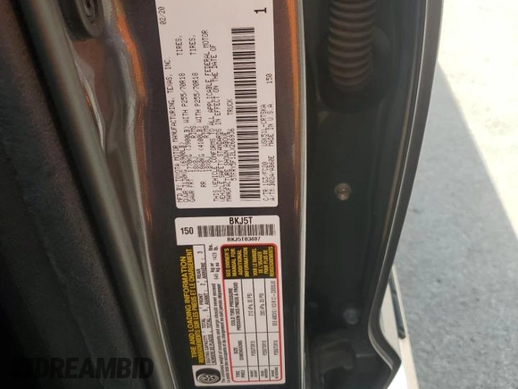 2020 Toyota Tundra 2WD SR with VIN 5TFRY5F12LX266936, listed as a Copart auction lot 52304255 with 79,481 mi miles and Salvage Title. Bid and sale history available at carsss.com. Image 12.