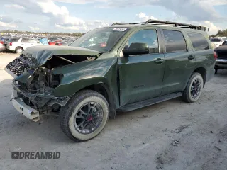2020 Toyota Sequoia SR5 with VIN 5TDBY5G14LS180811, listed as a Copart auction lot 73173494 with 72,089 mi miles and Salvage Title. Bid and sale history available at carsss.com. Image 1.
