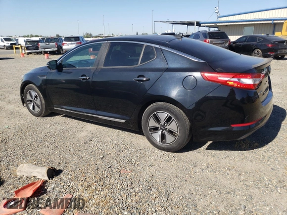 2012 Kia Optima Hybrid with VIN KNAGM4AD0C5020149, listed as a Copart auction lot 55837345 with 183,920 mi miles and Clean Title. Bid and sale history available at DreamBid. Image 2.