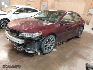 2015 Acura TLX V6 Advance with VIN 19UUB3F70FA010680, listed as a IAAI auction lot 41609571 with 123,004 mi miles. Bid and sale history available at carsss.com. Image 17.