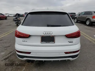2017 Audi Q3 Prestige with VIN WA1GCCFS3HR015724, listed as a Copart auction lot 79187854 with 0 mi miles and Salvage Title. Bid and sale history available at carsss.com. Image 6.