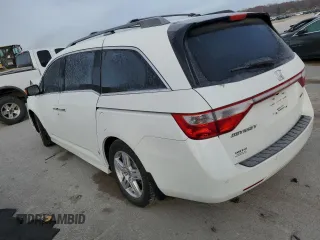 2012 Honda Odyssey Touring with VIN 5FNRL5H91CB047042, listed as a Copart auction lot 82248004 with 123,445 mi miles and Salvage Title. Bid and sale history available at carsss.com. Image 2.
