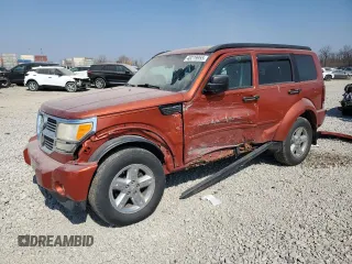 2007 Dodge Nitro SLT with VIN 1D8GU58K17W732409, listed as a Copart auction lot 48219955 with 154,761 mi miles and Salvage Title. Bid and sale history available at carsss.com. Image 1.