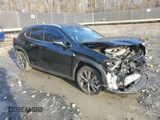 2021 Lexus UX with VIN JTHR9JBH3M2052396, listed as a Copart auction lot 85006594 with 45,883 mi miles and Salvage Title. Bid and sale history available at carsss.com. Image 4.