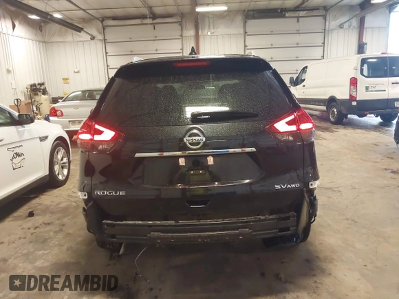 2018 Nissan Rogue SV with VIN 5N1AT2MV4JC784272, listed as a IAAI auction lot 41689774 with 68,154 mi miles. Bid and sale history available at carsss.com. Image 17.