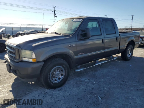 2003 Ford Super Duty F-250 XL with VIN 1FTNW20P53ED79078, listed as a Copart auction lot 76155314 with 0 mi miles and Salvage Title. Bid and sale history available at carsss.com. Image 1.