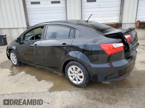 2017 Kia Rio LX z VIN KNADM4A33H6105238, wystawiony jako Copart lot #50889325 z przebiegiem 95 950 mil mil oraz Tytuł czysty. Historia ofert i sprzedaży dostępna na DreamBid. Obrazek 2.