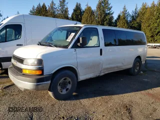 2015 Chevrolet Express Passenger LT z VIN 1GAZG1FG9F1204028, wystawiony jako Copart lot #88367885 z przebiegiem 101 574 mil mil oraz Szkoda całkowita • Salvage title. Historia ofert i sprzedaży dostępna na DreamBid. Obrazek 1.