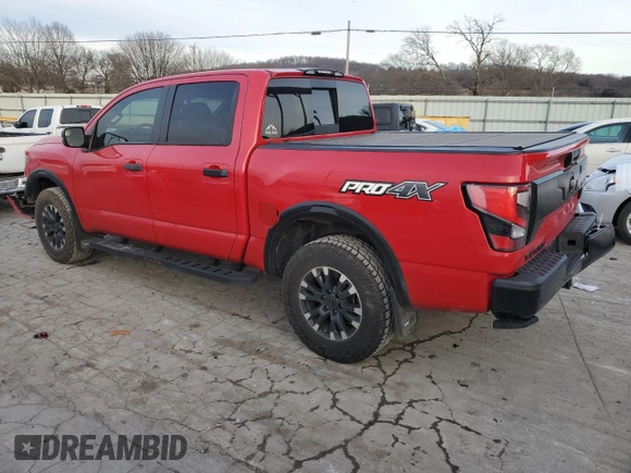 2020 Nissan Titan SL with VIN 1N6AA1ED6LN506892, listed as a Copart auction lot 88091765 with 41,910 mi miles and Salvage title. Bid and sale history available at DreamBid. Image 2.
