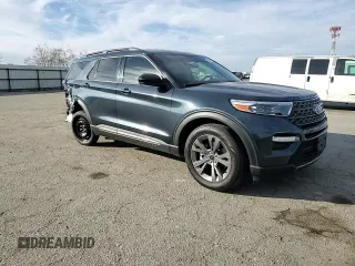 2023 Ford Explorer XLT with VIN 1FMSK7DH3PGA95078, listed as a Copart auction lot 43960065 with 20,344 mi miles and Salvage Title. Bid and sale history available at carsss.com. Image 11.