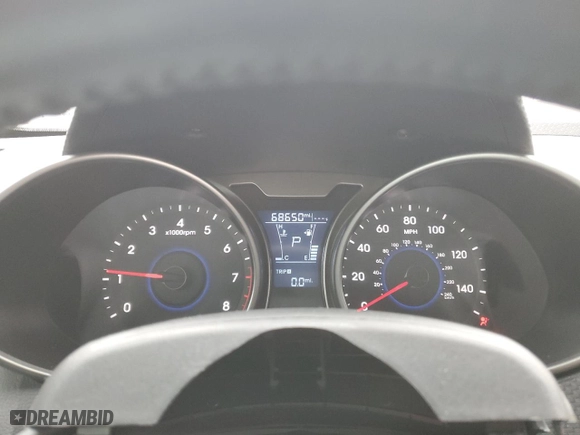 2017 Hyundai Veloster with VIN KMHTC6AD1HU311641, listed as a Copart auction lot 86575084 with 68,650 mi miles and Salvage Title. Bid and sale history available at carsss.com. Image 9.