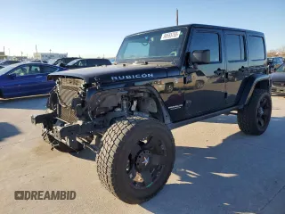 2013 Jeep Wrangler Unlimited Rubicon 10th Anniversary with VIN 1C4HJWFGXDL661286, listed as a Copart auction lot 88555755 with 151,544 mi miles and Salvage title. Bid and sale history available at DreamBid. Image 1.