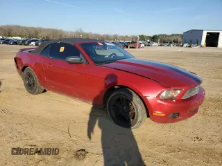 2011 Ford Mustang V6 with VIN 1ZVBP8EM8B5154117, listed as a Copart auction lot 45344255 with 137,343 mi miles and Salvage title. Bid and sale history available at DreamBid. Image 4.