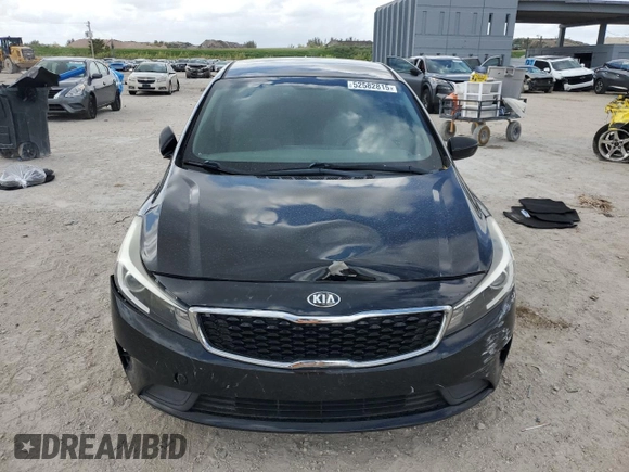 2017 Kia Forte LX with VIN 3KPFK4A71HE018534, listed as a Copart auction lot 52582815 with 112,516 mi miles and Salvage Title. Bid and sale history available at carsss.com. Image 5.
