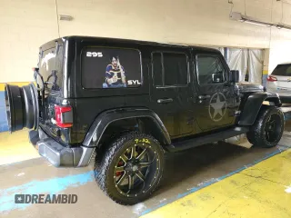 2021 Jeep Wrangler Unlimited Sahara with VIN 1C4JJXP60MW708191, listed as a Copart auction lot 60759345 with 24,610 mi miles and Clean title. Bid and sale history available at DreamBid. Image 3.