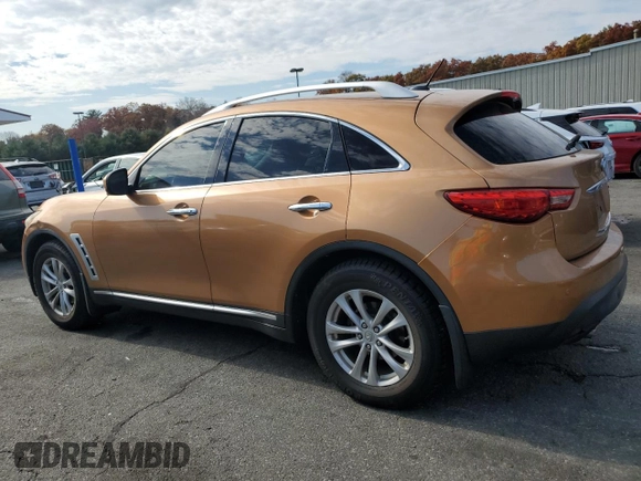 2009 Infiniti FX35 with VIN JNRAS18UX9M103086, listed as a Copart auction lot 77432314 with 0 mi miles and Salvage Title. Bid and sale history available at carsss.com. Image 2.