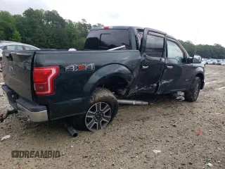 2015 Ford F-150 XLT with VIN 1FTEW1EP2FFB37060, listed as a Copart auction lot 58825175 with 133,438 mi miles and Salvage title. Bid and sale history available at DreamBid. Image 3.
