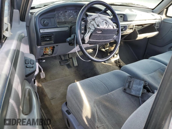 1995 Ford F-150 with VIN 1FTEF14N8SLB80006, listed as a Copart auction lot 83556474 with 0 mi miles and Salvage Title. Bid and sale history available at carsss.com. Image 8.