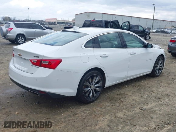 2016 Chevrolet Malibu Premier with VIN 1G1ZH5SX0GF327246, listed as a IAAI auction lot 41715788 with 134,423 mi miles and . Bid and sale history available at DreamBid. Image 4.