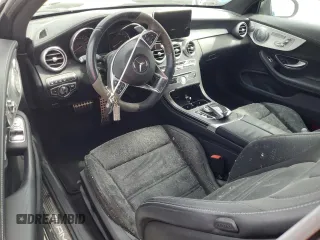 2017 Mercedes-Benz C 63 S AMG with VIN WDDWJ8HB4HF498410, listed as a Copart auction lot 76658984 with Not Provided miles and Salvage Title. Bid and sale history available at carsss.com. Image 8.