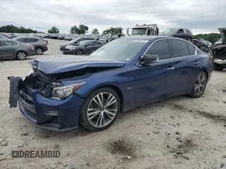 2019 Infiniti Q50 Luxe с VIN JN1EV7AR1KM593072, выставлен на аукционе Copart как лот 61834545 с пробегом 63 444 миль миль и Списание • Salvage title. История ставок и продаж доступна на DreamBid. Изображение 1.