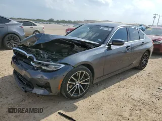 2020 BMW 3 Series 330i z VIN 3MW5R1J05L8B41251, wystawiony jako Copart lot #55253715 z przebiegiem 77 510 mil mil oraz Szkoda całkowita • Salvage title. Historia ofert i sprzedaży dostępna na DreamBid. Obrazek 1.