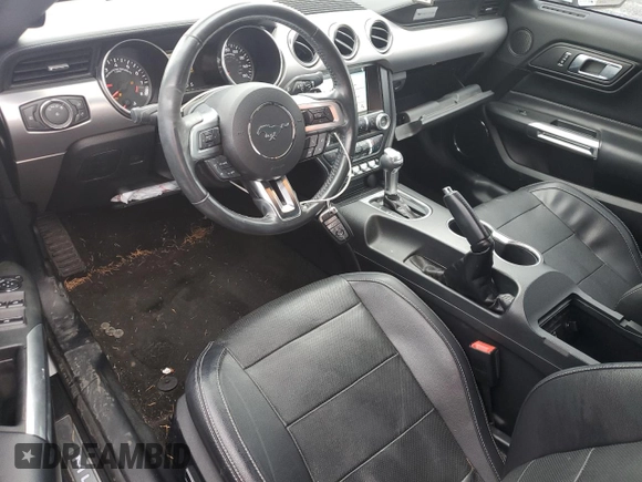 2018 Ford Mustang GT Premium с VIN 1FATP8FF0J5155595, выставлен на аукционе Copart как лот 81584324 с пробегом 63 535 миль миль и Списание • Salvage title. История ставок и продаж доступна на DreamBid. Изображение 8.