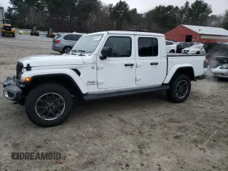 2022 Jeep Gladiator Overland with VIN 1C6HJTFG6NL168535, listed as a Copart auction lot 81087614 with 26,671 mi miles and Salvage title. Bid and sale history available at DreamBid. Image 1.