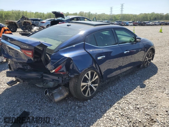 2018 Nissan Maxima Platinum with VIN 1N4AA6AP8JC382929, listed as a Copart auction lot 51987855 with 25,897 mi miles and Salvage Title. Bid and sale history available at DreamBid. Image 3.