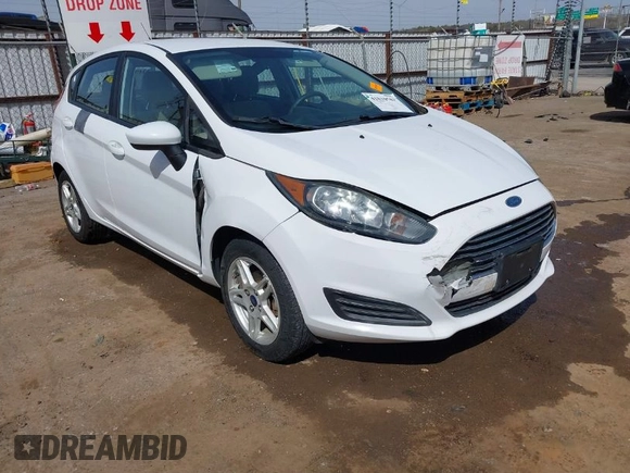 2017 Ford Fiesta SE with VIN 3FADP4EJ0HM110535, listed as a IAAI auction lot 41810763 with 58,317 mi miles. Bid and sale history available at carsss.com. Image 1.