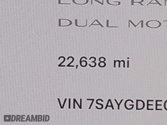 2023 Tesla Model Y Long Range z VIN 7SAYGDEE0PA065534, wystawiony jako IAAI lot #42445868 z przebiegiem 22 638 mil mil oraz . Historia ofert i sprzedaży dostępna na DreamBid. Obrazek 15.