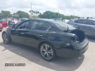 2024 Infiniti Q50 Sensory with VIN JN1EV7CP2RM601184, listed as a IAAI auction lot 41905917 with 3,448 mi miles and . Bid and sale history available at DreamBid. Image 3.