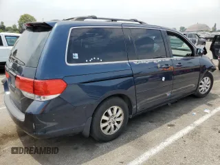 2009 Honda Odyssey EX-L with VIN 5FNRL38729B413361, listed as a Copart auction lot 62954844 with 166,242 mi miles and Salvage Title. Bid and sale history available at carsss.com. Image 3.