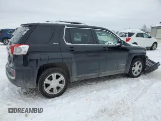 2017 GMC Terrain SLE with VIN 2GKALNEK7H6338876, listed as a Copart auction lot 45850835 with 98,304 mi miles and Salvage Title. Bid and sale history available at carsss.com. Image 3.